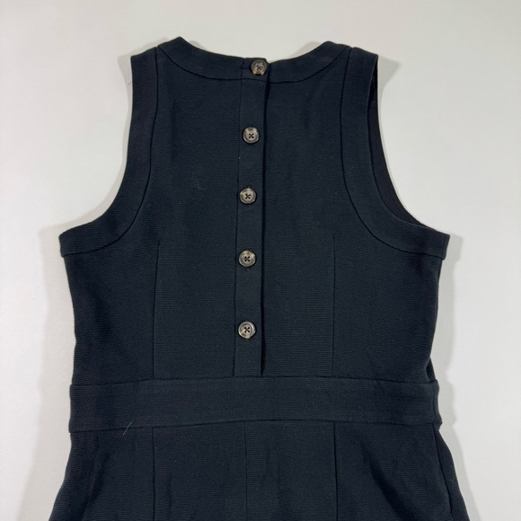 NWOT Ann Taylor Button Back Halter Sheath Dress Black - Picture 5 of 10